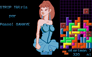 Strip Tétris atari screenshot